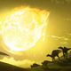 Artist’s depiction of the asteroid that that struck Earth some 66 million years ago.